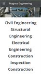 Mobile Screenshot of magnusengineers.com